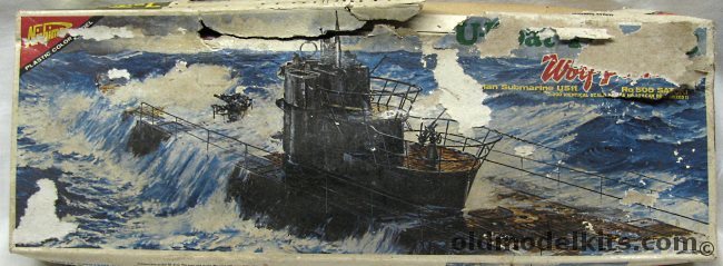 Nichimo 1/200 German U-Boat Type IXC Wolfpack U-107 - Motorized, U-2010 plastic model kit